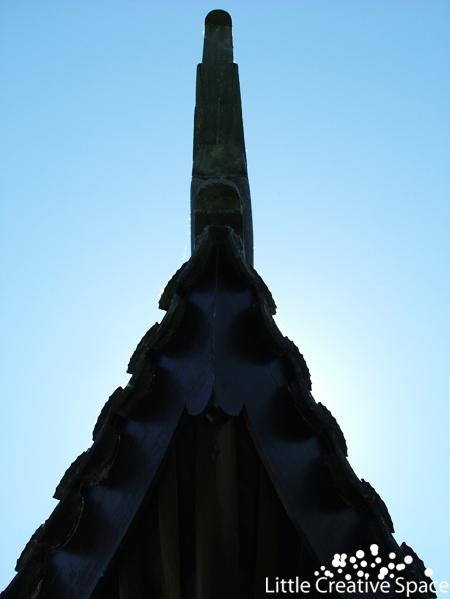 Glowing Sky Behind The Corner