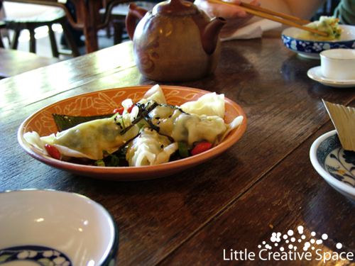 Dumplings at the Chinese Garden