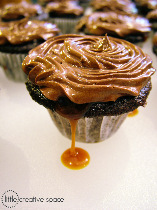 Chocolate Caramel Cupcakes