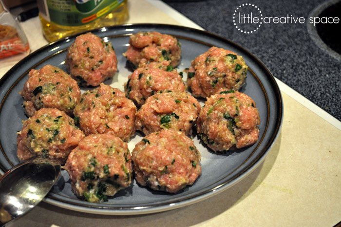 Asian Meatballs Raw