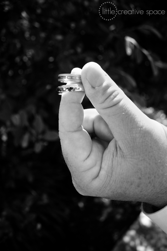 B&W Wedding Rings