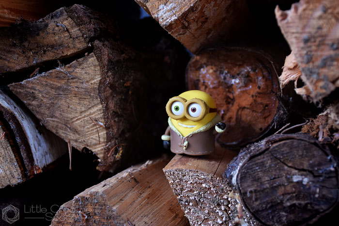 Minion On The Wood Pile - 365 Project