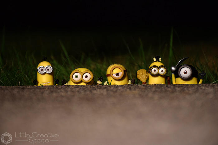 Minions Hiding In The Dark - 365 Project