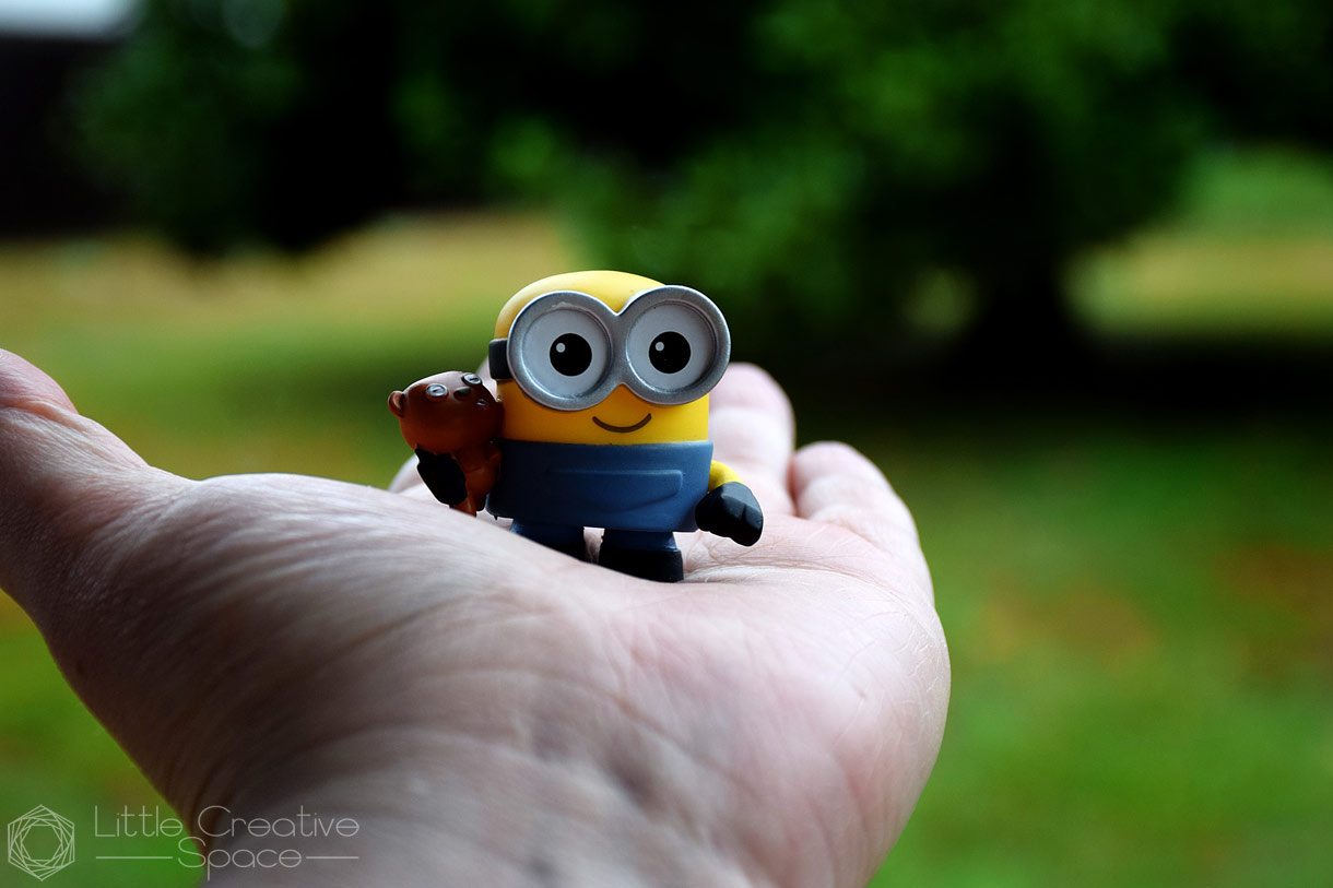 Sweet Baby Minion with Teddy Bear - 365 Project