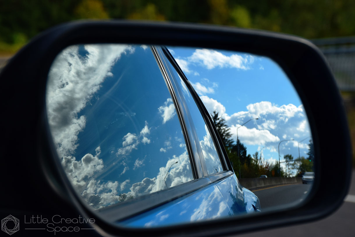 Double Cloud Reflection Side Car Mirror - 365 Project