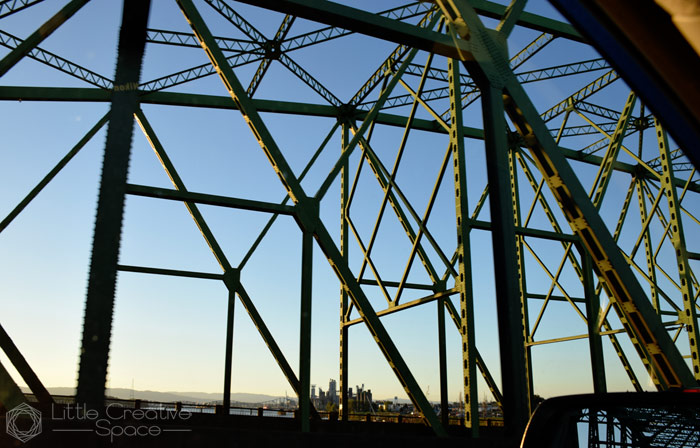 Sunrise On Oregon Washington Interstate Bridge - 365 Project
