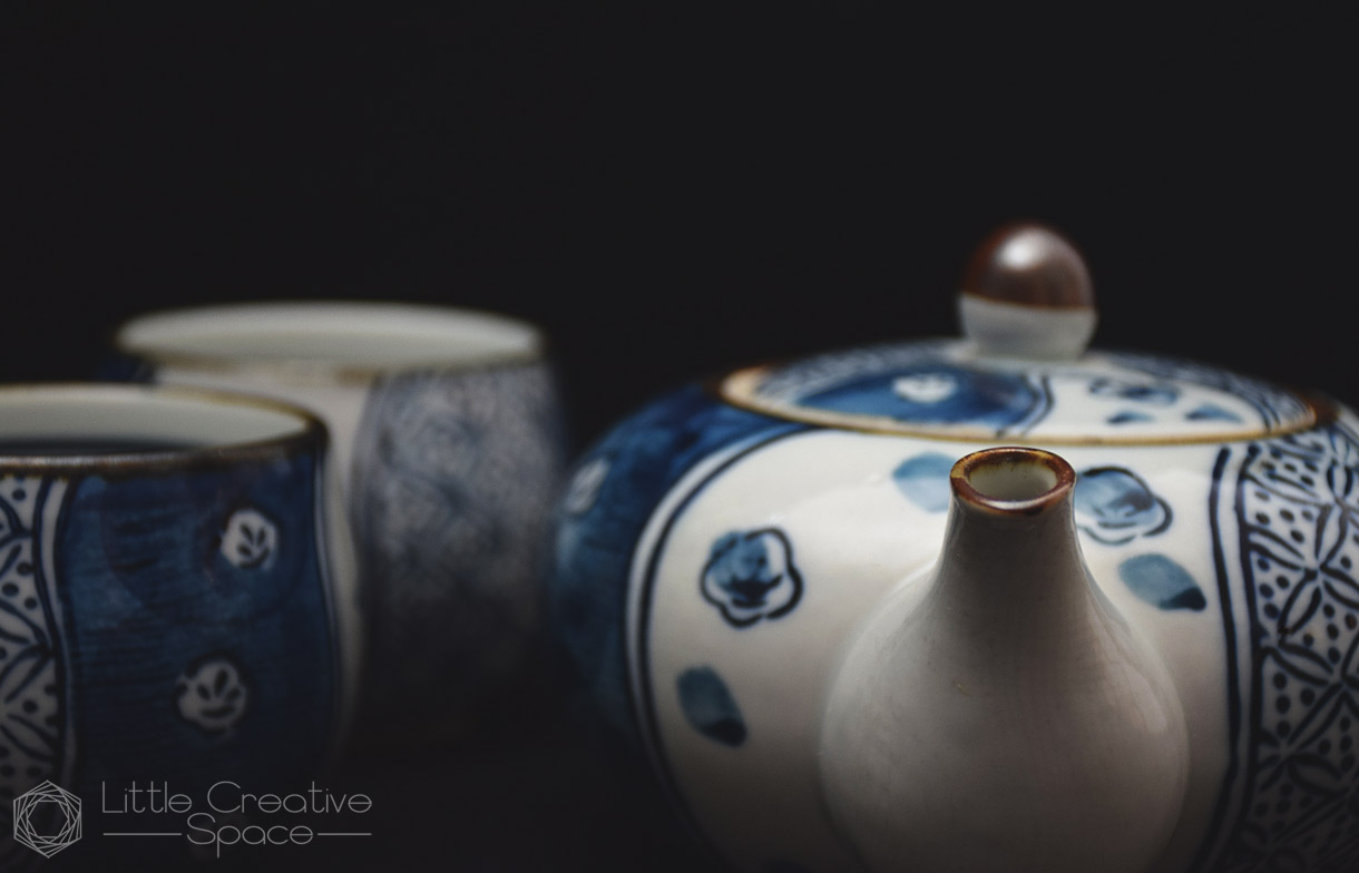 Hand Painted Tea Pot and Cups - 365 Project
