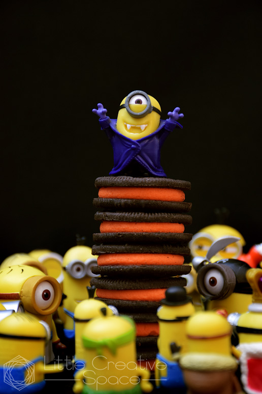 Vampire Minion On A Tower Of Cookies and Minion Horde - 365 Project