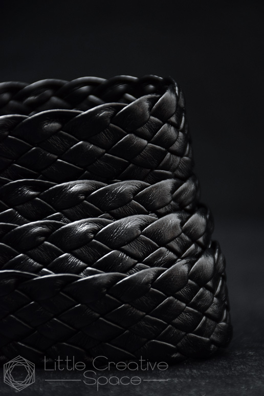 Black Braided Leather - 365 Project