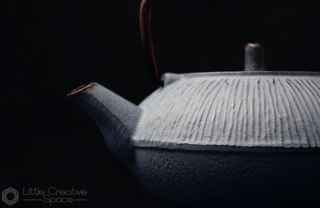 Blue Cast iron Teapot - 365 Project