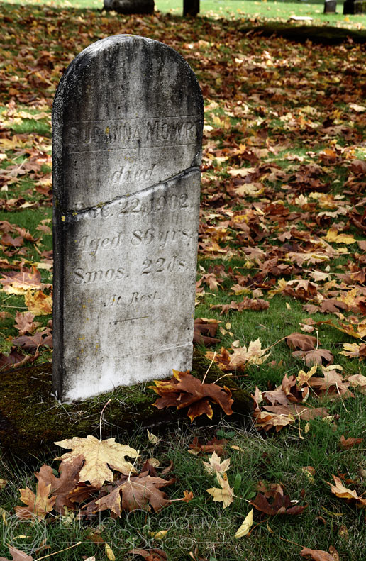 1902 Cemetery Head Stone - 365 Project