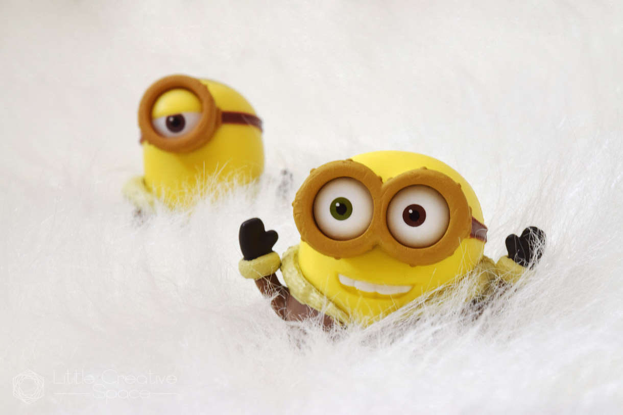 Minions Hiding In White Fur - 365 Project