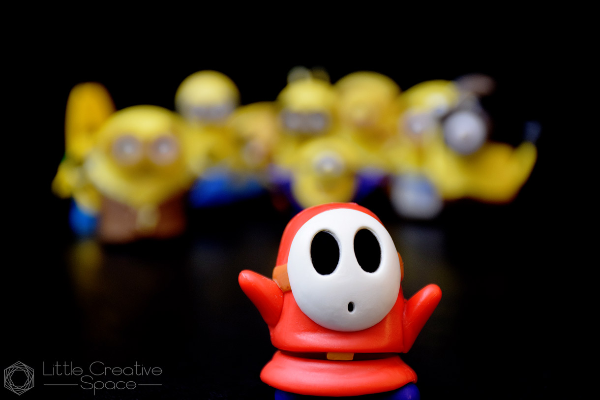 Shy Guy Running From Minions - 365 Project