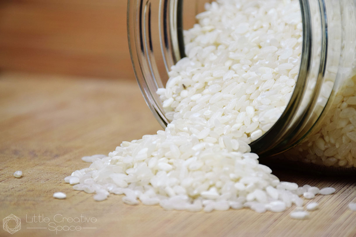 Rice Pouring Out Of A Jar - 365 Project