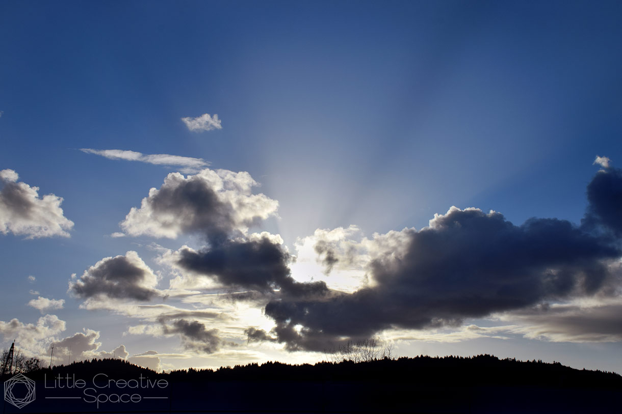 Sun Beams Through The Clouds - 365 Project